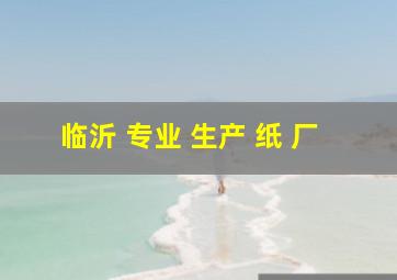 临沂 专业 生产 纸 厂